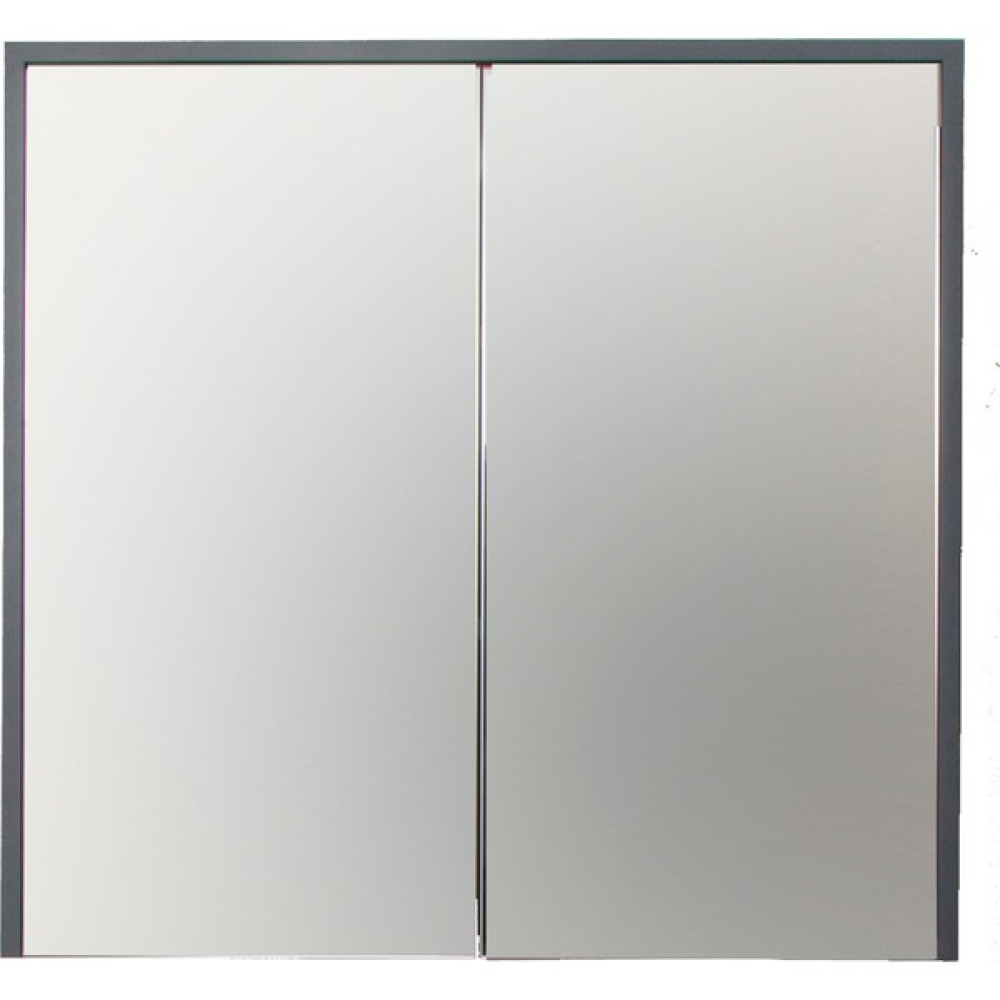 Sözcan Group Aras Aynalı Üst Dolap Antrasit Atlantik Çam 80X75X15 cm - Antrasit - Atlantik Çam Banyo Dolabı / Mobilyası Fiyatı