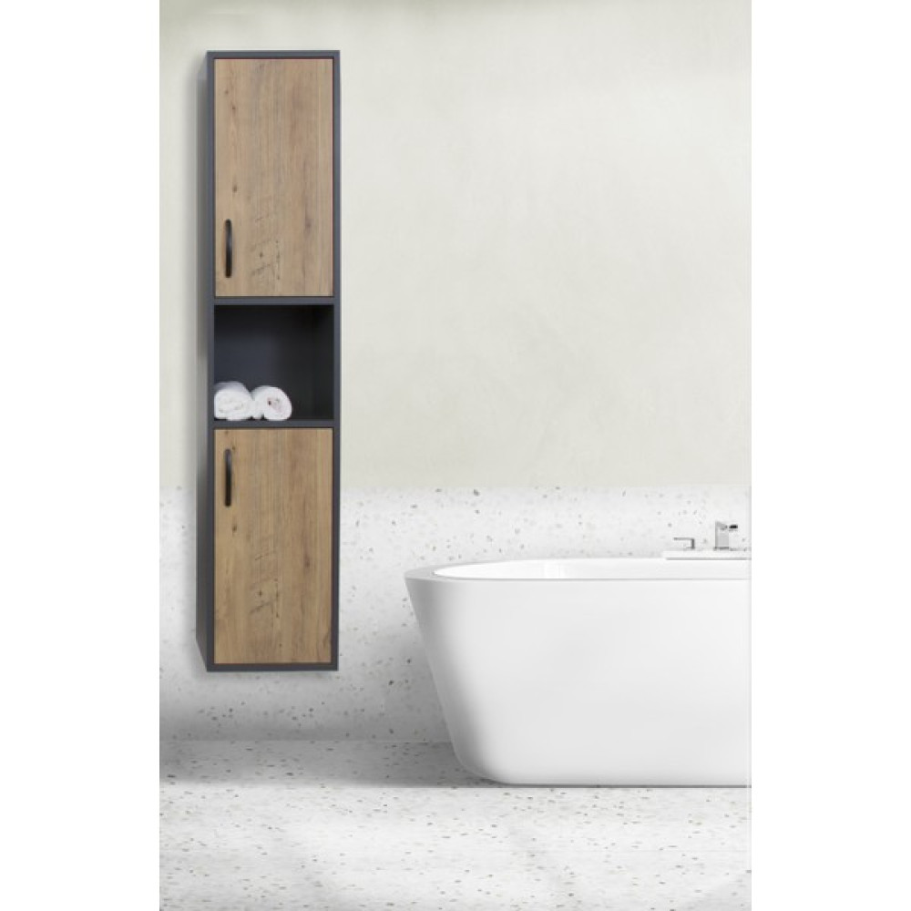 Sözcan Group Aras Boy Dolabı Antrasit/atlantik Çam 35X35X160 cm - Antrasit - Atlantik Çam Oto Boyaları Fiyatı