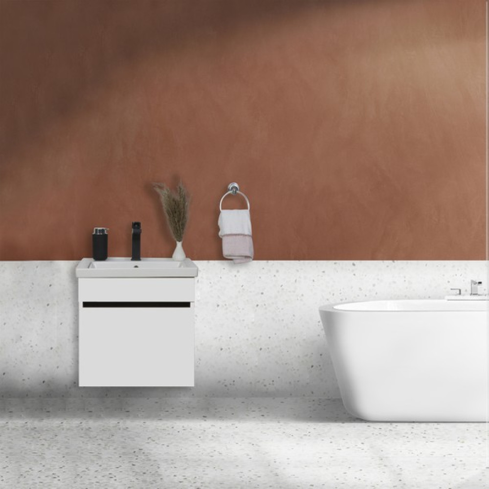 Sözcan Group Yıldız Lavabolu Asma Alt Dolap Beyaz 55 cm Banyo Dolabı / Mobilyası Fiyatı