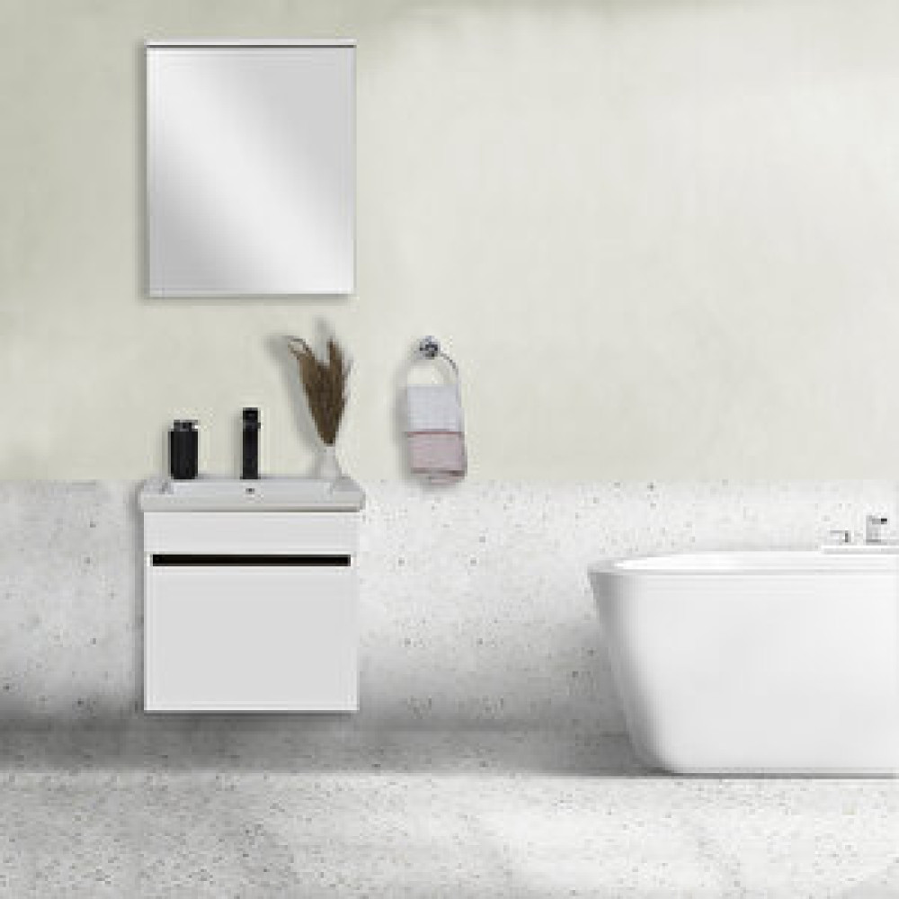 Sözcan Group Yıldız Takım (Asma Alt+Aynali Üst+Lavabo) Beyaz 55cm Beyaz Banyo Dolabı / Mobilyası Fiyatı