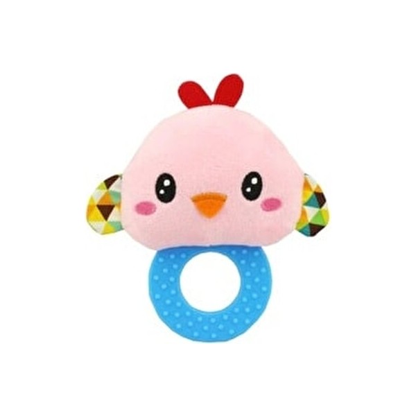 Sozzy Toys Çıngıraklı Dişlik Civcivim Tekstil Malzeme ile Bebekler İçin Eğlenceli Tasarım - Pembe Diğer Fiyatı