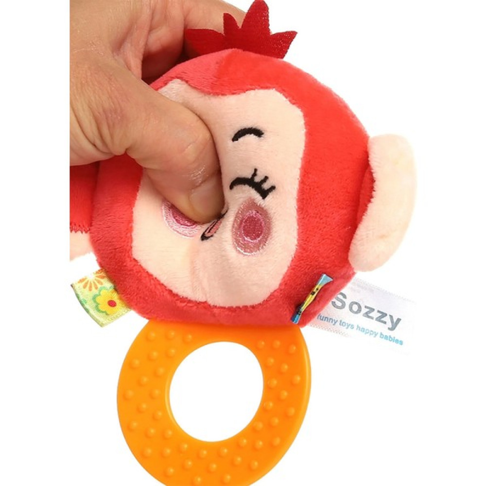 Sozzy Toys Çıngıraklı Dişlik Maymunum - Renkli Bebek Oyuncakları Fiyatı