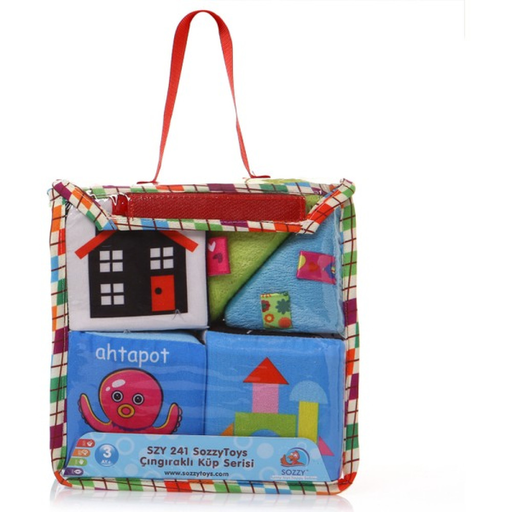 Sozzy Toys Çıngıraklı Renkli Küpler Eğitici Oyuncak Fiyatı