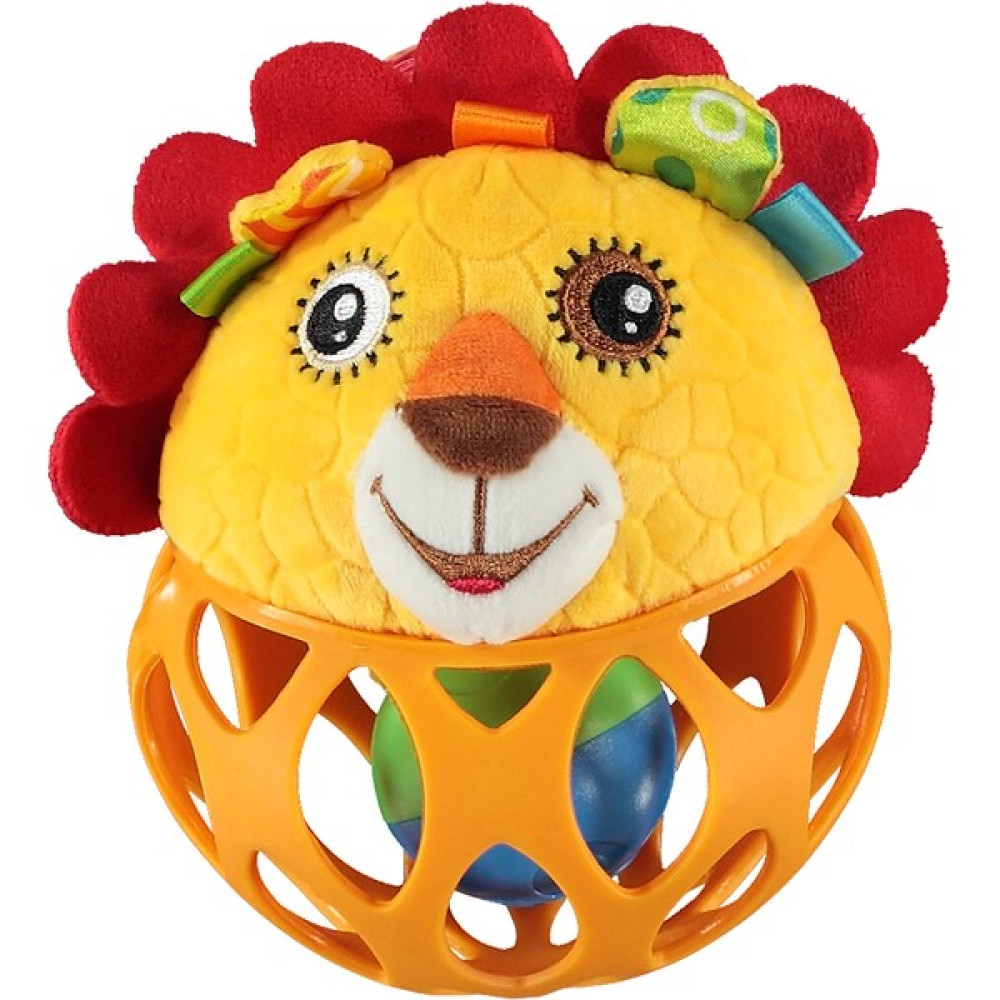 Sozzy Toys Çıngıraklı Sallanır Top- Aslan Hardal Bebek Oyuncakları Fiyatı