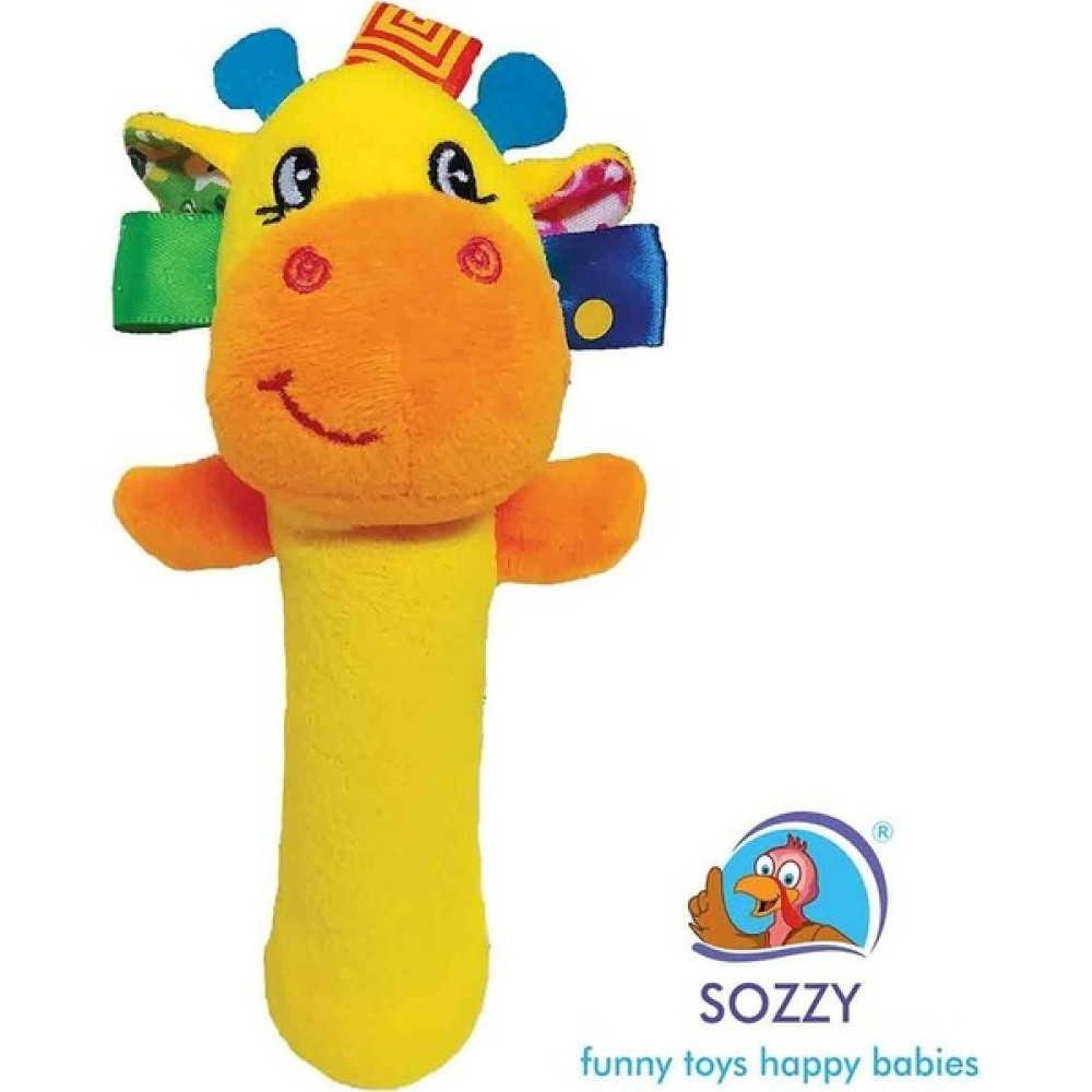 Sozzy Toys Çıngıraklı Sıksık Zürafa - SZY159 Bebek Oyuncakları Fiyatı