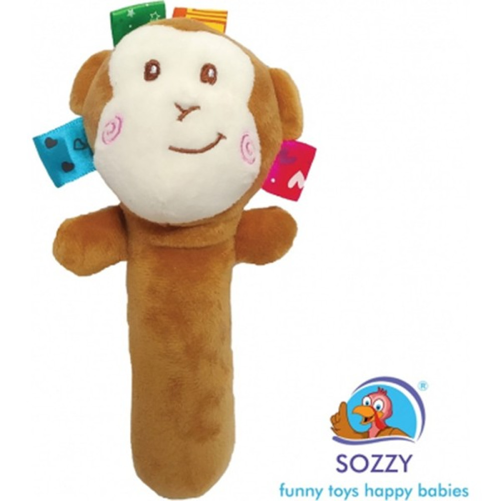 Sozzy Toys Sozzytoys Çıngıraklı Sıksık -Monkey Bebek Oyuncakları Fiyatı