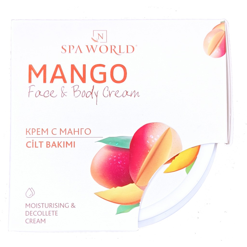 Spa World Mango Nemlendirici Yüz ve Vücut Kremi - 150 ML Diğer Fiyatı