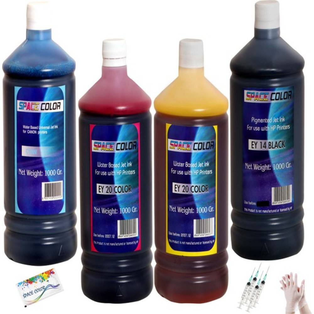 Space Color Spacecolor EPSONL3060-L3050-L565-L382-L386 4X1000 ml Renkli/siyah Mürekkep - Renkli - Siyah Kartuş Dolum Ürünleri Fiyatı