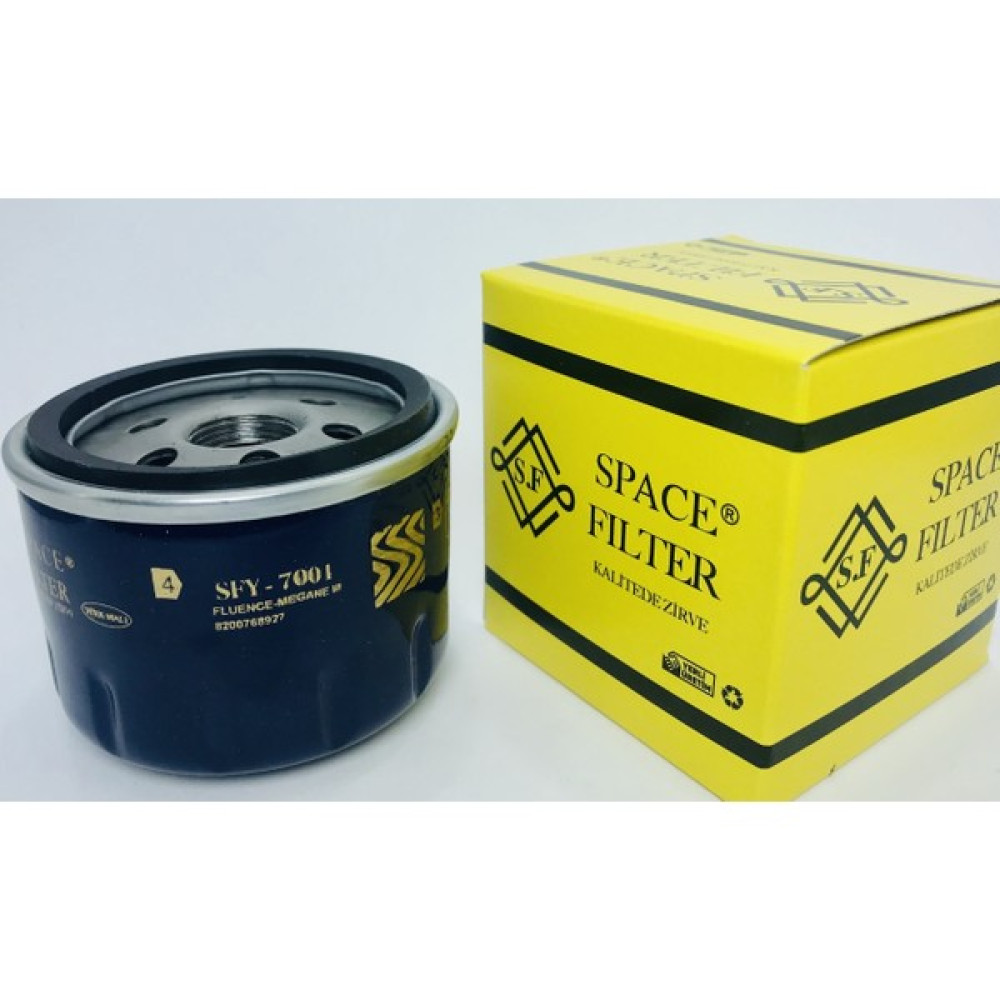 Space Filter Renault Kangoo 3 1.5 Dci Yağ Filtresi OEM:8200768927 Oto Filtre Grubu Fiyatı