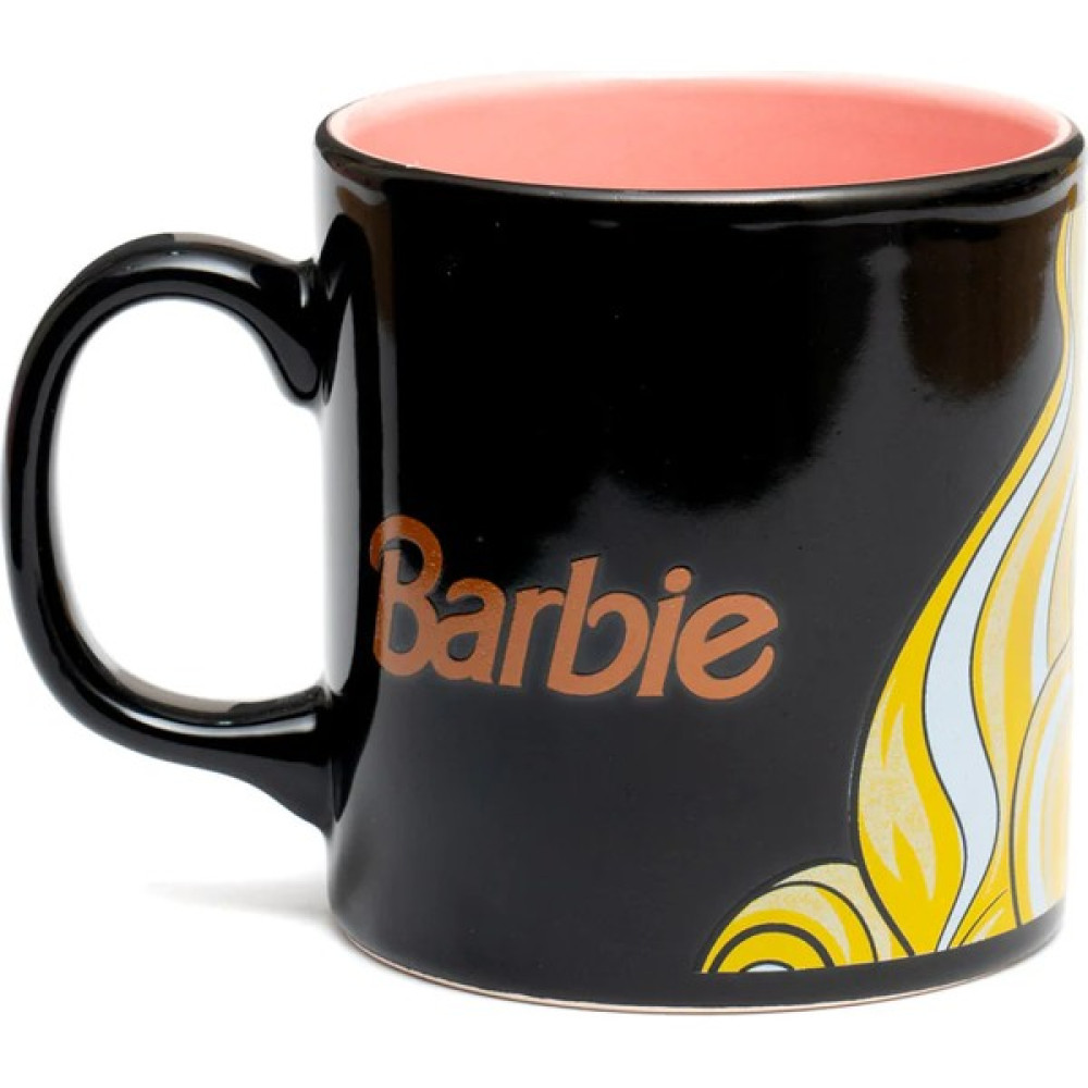 Space License Barbie Hi Barbie Kahve Kupası - Siyah - 300 ml Fincan / Bardak / Kahve Takımı Fiyatı