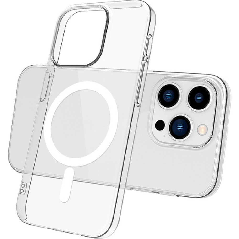Space-M Apple Iphone 15 Pro Max Kılıf Kamera Korumalı Magsafe Sert Pc Porto Kapak - Renksiz Cep Telefonu Kılıfı Fiyatı