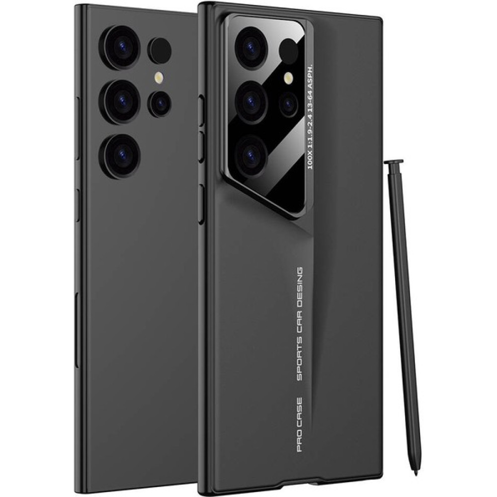 Space-M Samsung Galaxy S24 Ultra Kılıf Ultra Ince Kameralı Korumalı Özel Seri Sert Rubber Procase Kapak - Siyah Cep Telefonu Kılıfı Fiyatı