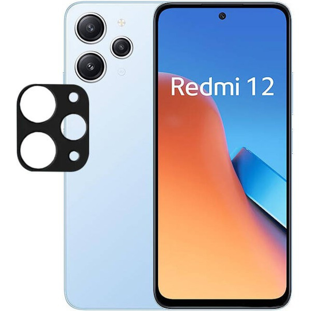 Space-M Xiaomi Redmi 12 Kamera Koruyucu 3D Kamera Camı - Siyah Cep Telefonu Ekran Koruyucusu Fiyatı