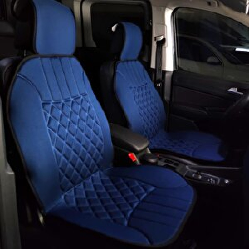 Space Oto Koltuk Minderi, Volkswagen Araçlara Uyumlu 2'li Set Özel Tasarım Minder Premi̇um Mavi Oto Koltuk Kılıfı Fiyatı