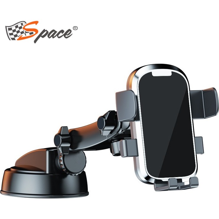 Space Torpido Üstü 360 Derece Dönebilen 25,5 cm Telefon Tutacağı Krom / SYTE200 - Siyah Diğer Fiyatı