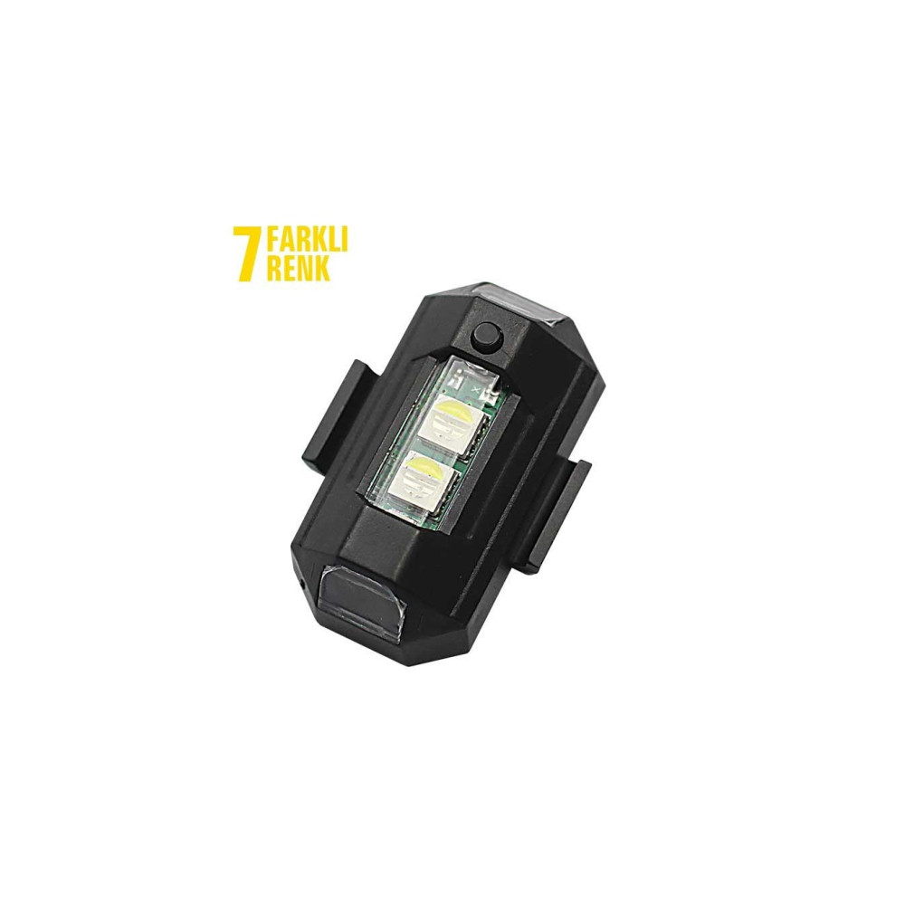 Space24 Sp103 Şarjlı 7 Renkli Led Flaşör Siyah Cep Telefonu Araç Kiti Fiyatı