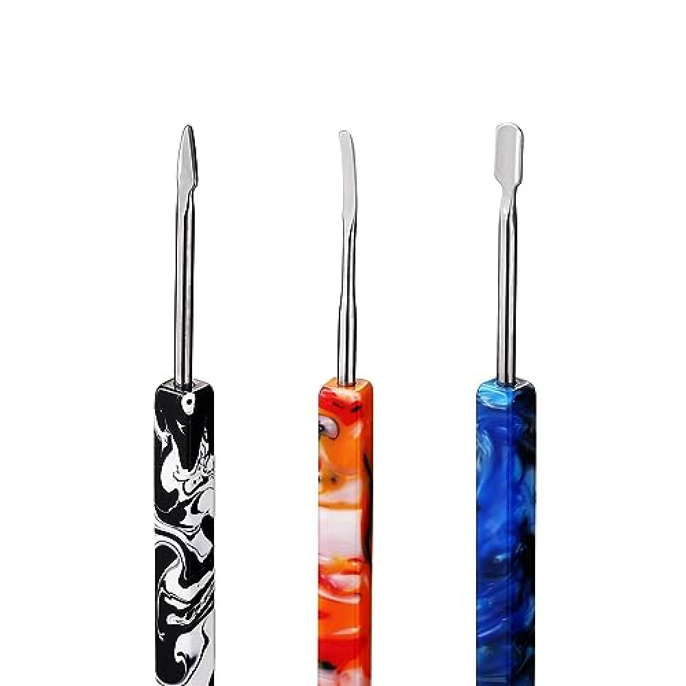 Spacenight Wax Carving Tool Epoxy Resin Grip, Artistic Pattern, Stainless Steel Tip Allows for Precise Pickup and Placement. 3pcs Gold, Jewelry & Accessories Fiyatı