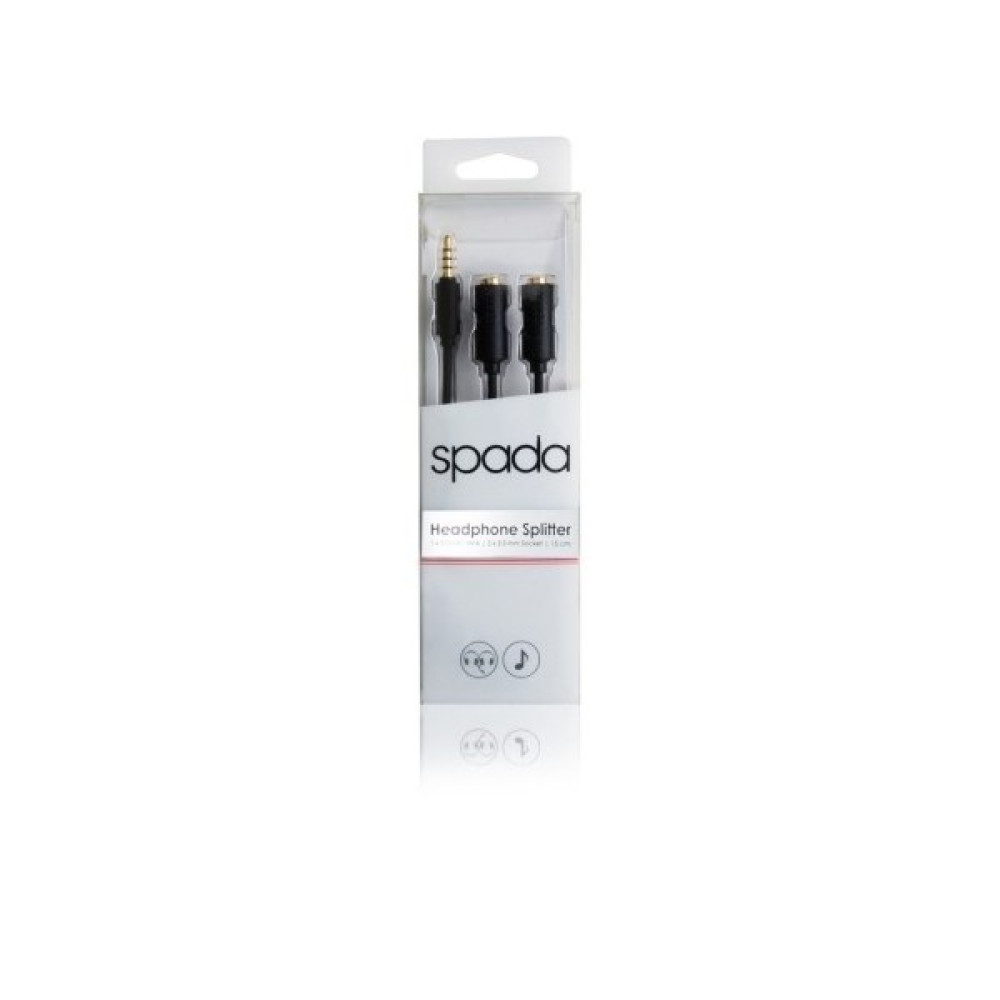 Spada Headphone/Speaker Stereo Splitter 1X3,5 Mm Jack | 2X3,5 Mm (Siyah) Oto Boyaları Fiyatı