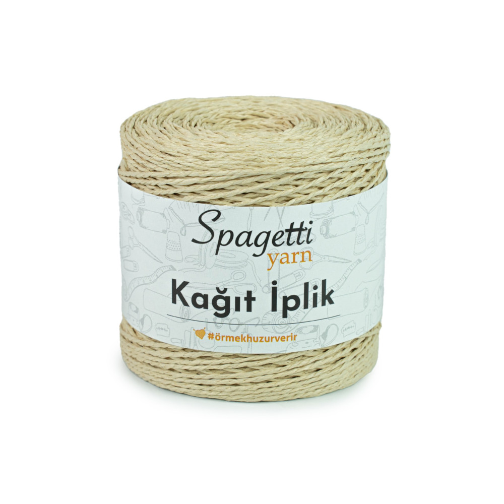 Spagettiyarn Kağıt Ip Açık Bej El Örgü Ipliği Dikiş Makinesi Aksesuarları Fiyatı