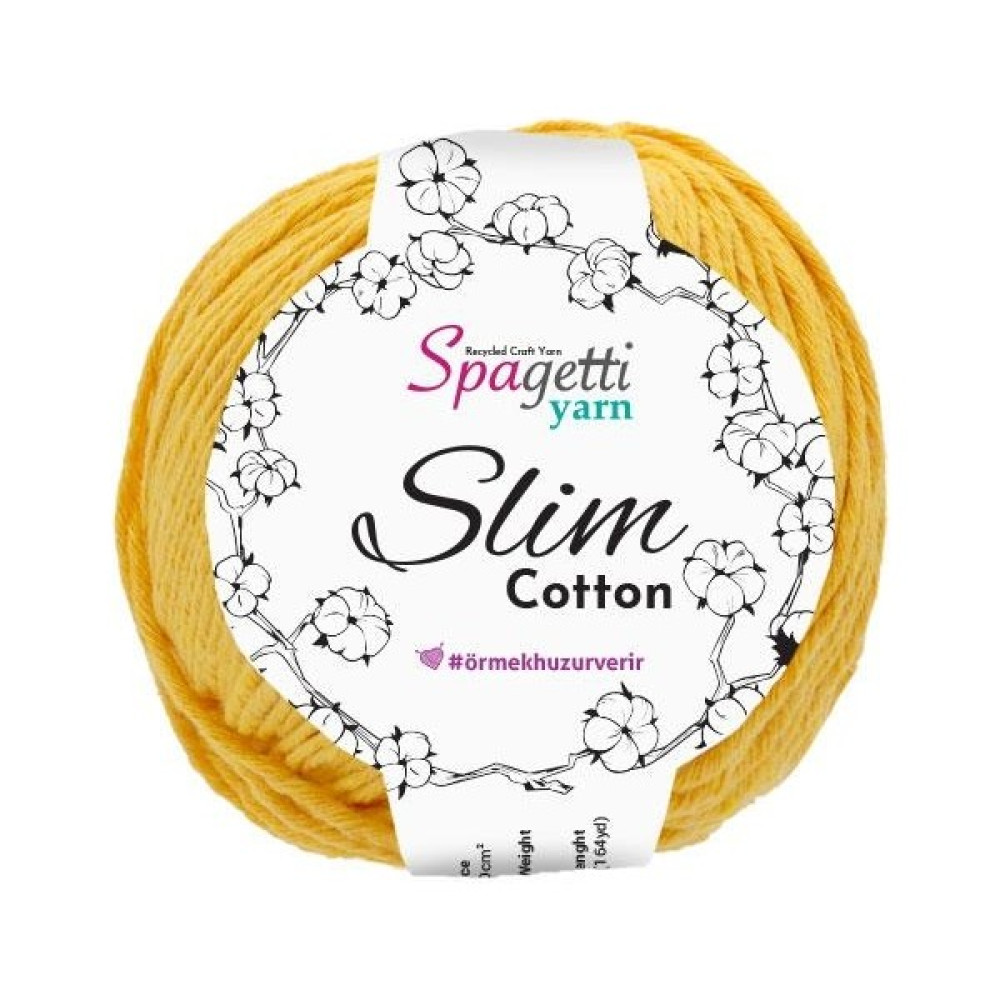 Spagettiyarn Sarı Slim Cotton ( 50 Gr) Oyun & Hobi Fiyatı