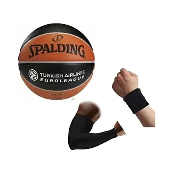 Spalding Basketbol Topu TF150 7 Euroleague Kauçuk 7 Numara Renkli Dayanıklı Malzeme Diğer Fiyatı