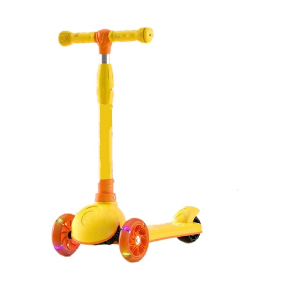 Span Katlanabilir Işıklı 3 Tekerlekli Scooter (Yurt Dışından) - ışıklı scooter - Sarı Açık Hava, Deniz ve Spor Oyuncakları Fiyatı
