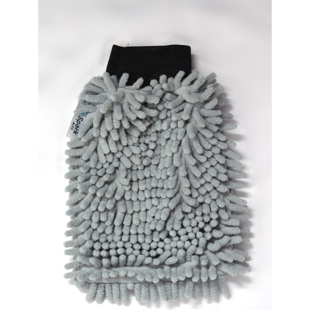 Spark (1 Adet) 7050 Mikrofiber Şönil Oto Temizlik ve Kurulama Eldiveni 16X24 Cm. Gri Oto Bakım Bezleri Fiyatı