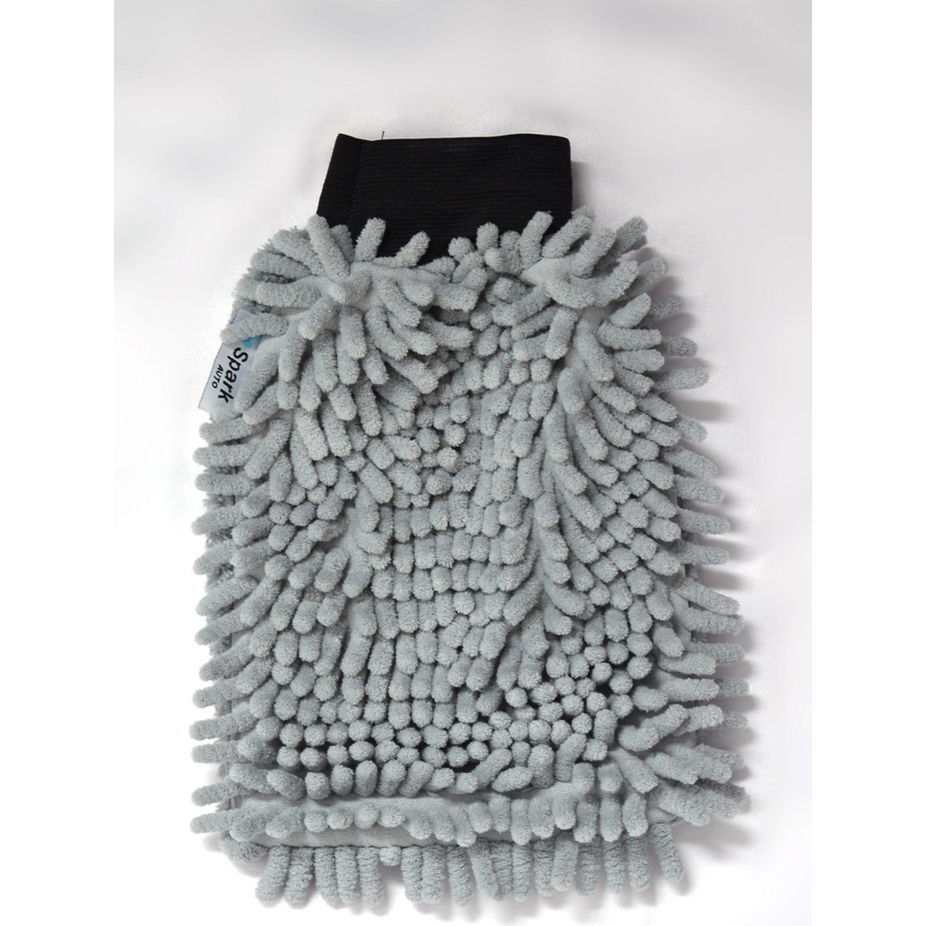 Spark (1 Adet) 7050 Mikrofiber Şönil Oto Temizlik ve Kurulama Eldiveni 16X24 Cm. Gri Oto Bakım Bezleri Fiyatı