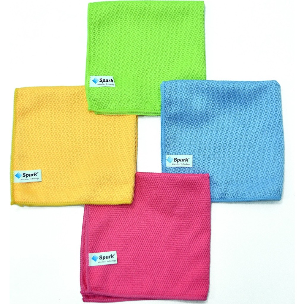 Spark 2309 (12 Adet) Mikrofiber Cam Temizlik Bezi 40X40 Cm. 12' Li Deterjan ve Temizlik Ürünleri Fiyatı