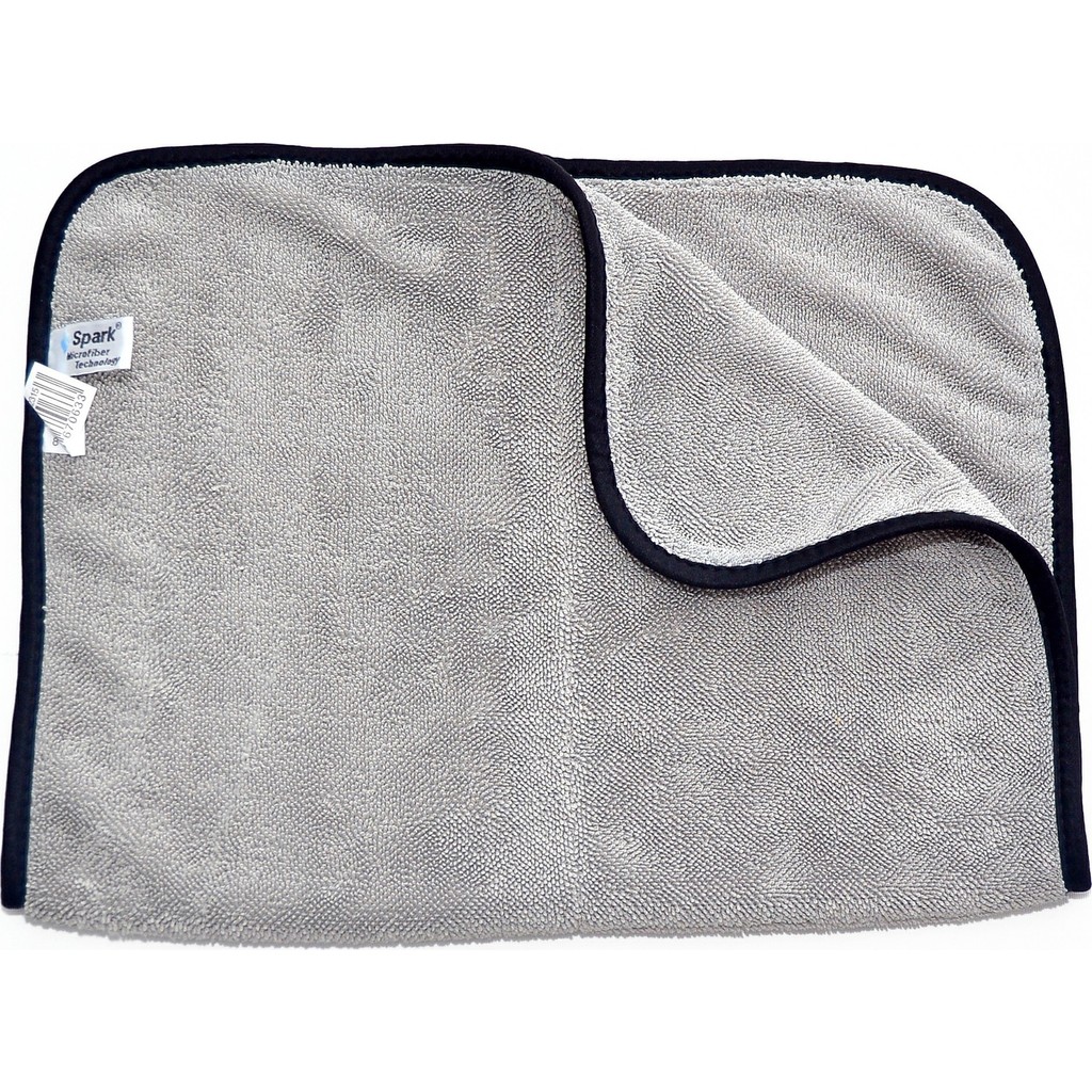 Spark 2315 Mikrofiber Uber Çift Yüz Havlu Bez Ultra Oto Kurulama Temizlik ve Cam Bezi 40X60 Cm. - Gri El / Yüz Havlusu Fiyatı