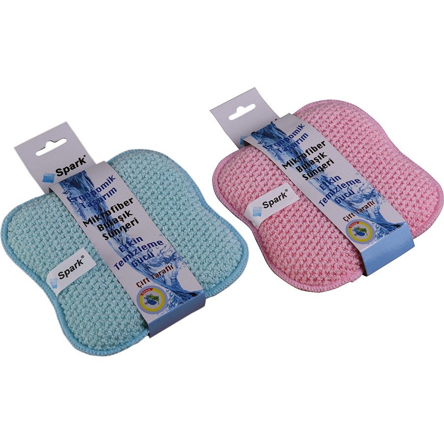 Spark Mikrofiber Bulaşık Süngeri 8'li Diğer Fiyatı