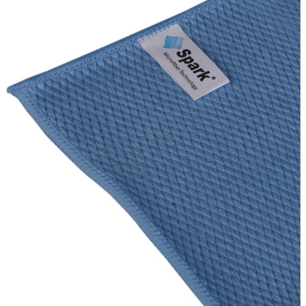 Spark Mikrofiber Cam Bezi 40X40 cm - Mavi Temizlik Malzemeleri Fiyatı
