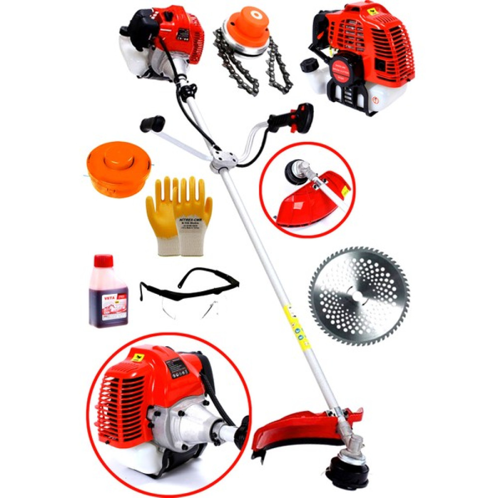 Spech Power Amerikan GTM70 Magnezyum Karter 7.9 Hp Yan Tipi Ot Çalı Tırpanı Benzinli Çim Biçme Makinesi Bahçe Makinesi Fiyatı