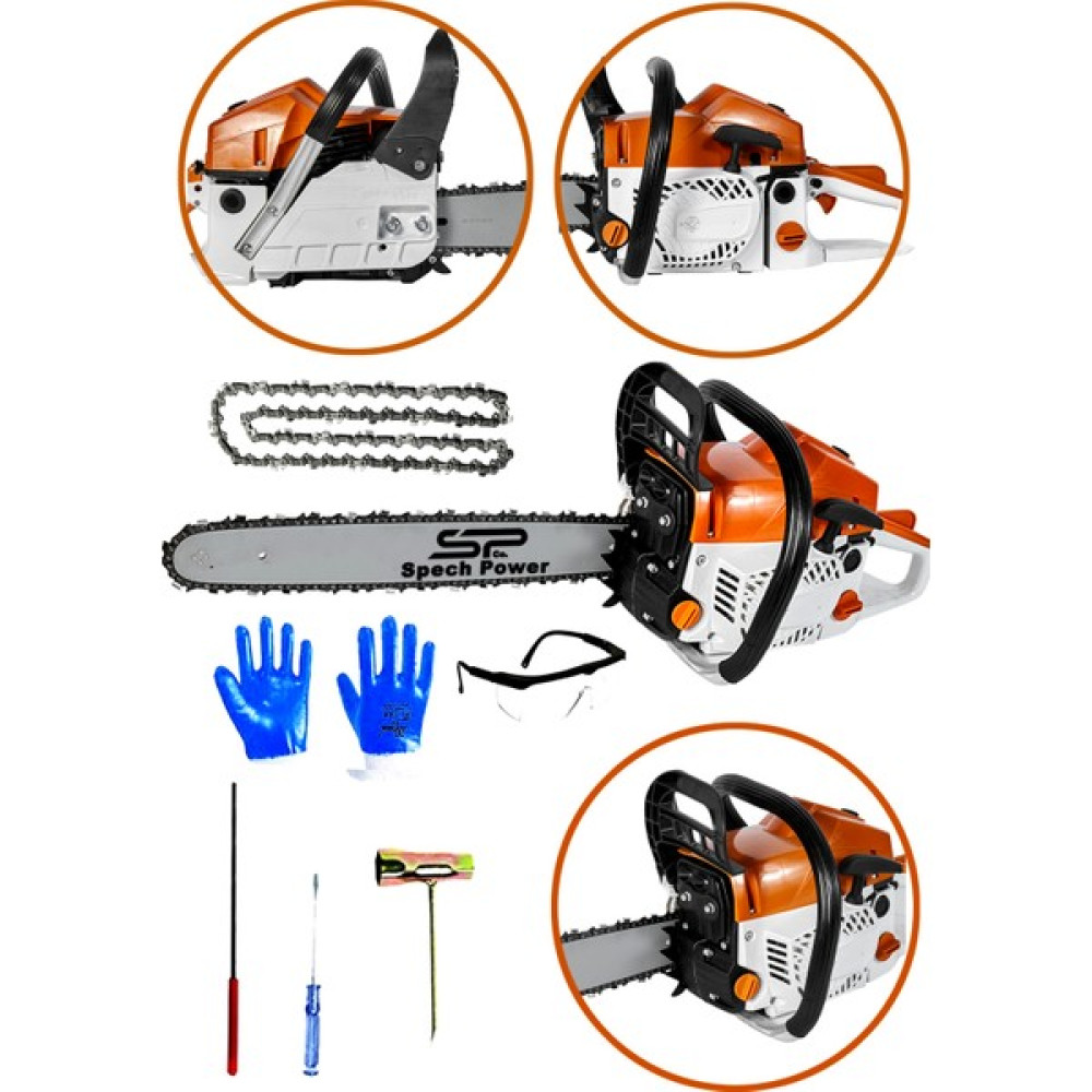Spech Power Amerikan Gx-9z Çift Egzozlu 7,9 Hp 58 cc Magnezyum Karter Turbo Benzinli Odun Kesim Bıçkı Hızar Ağaç Motoru Bahçe Makinesi Fiyatı