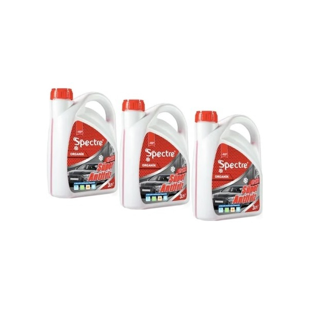 Spectre G12++ Kırmızı Organik Süper -40 Antifriz 3 Adet Antifiriz Fiyatı