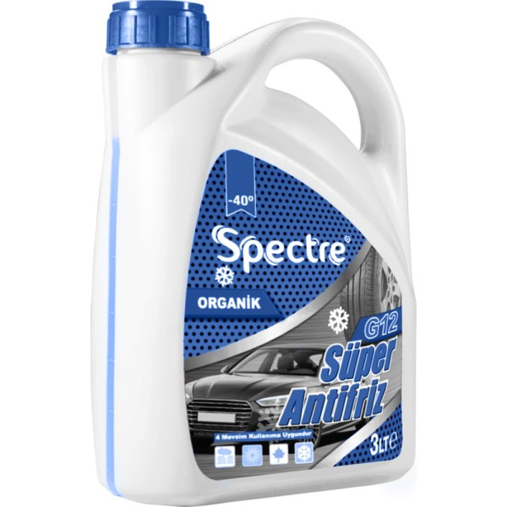 Spectre G12 Organik Antifiriz 3 Litre Mavi (Üretim Yılı : 2023) Antifiriz Fiyatı