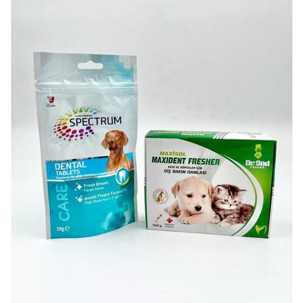 Spectrum Köpekler Için Diş Sağlığı Tableti + Ağız Diş Bakım Damlası Oto Boyaları Fiyatı