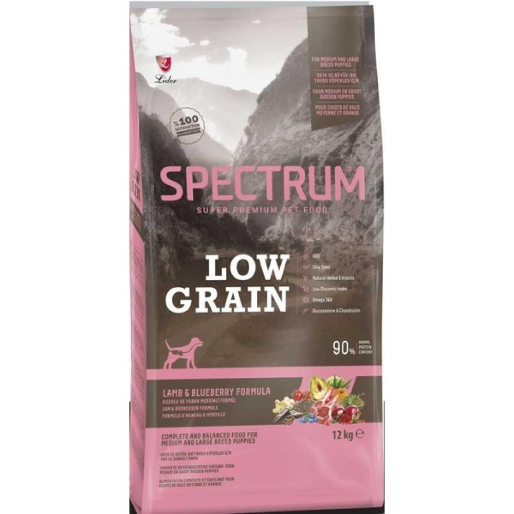 Spectrum Low Grain Orta-Büyük Irk Yavru Köpek Maması Kuzu Etli&yaban Mersinli 12+1 kg Evcil Hayvan Ürünleri Fiyatı