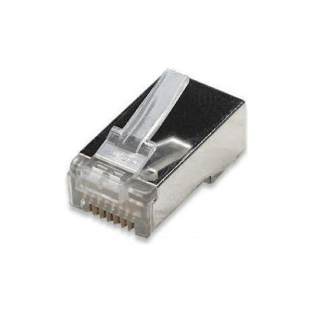 Speed SP-F100 CAT5E / Cat6 RJ45 Metal Uclu Konnektor 100 Adet Ağ / Network Kablosu Fiyatı
