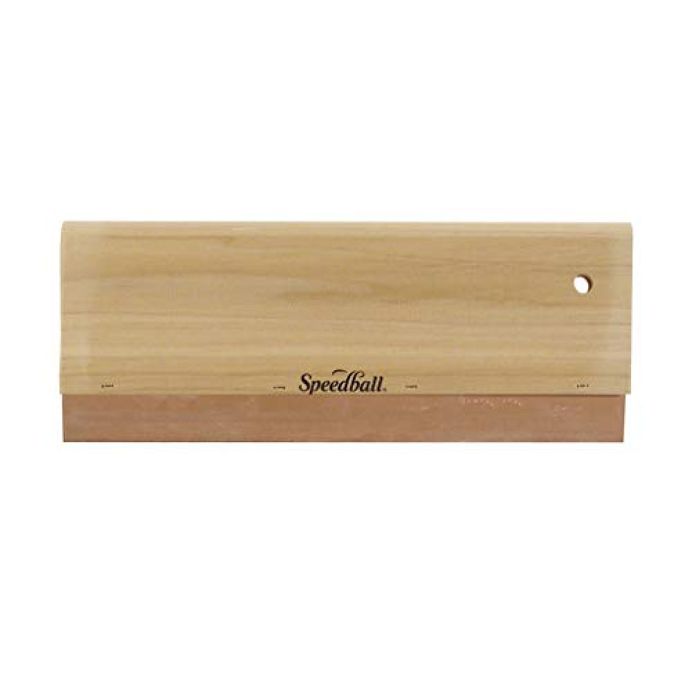 Speedball Neoprene Squeegee, 14-Inch, 70 Durometer for Silk Screen Printing Graphics on Paper, Cardboard, and Wood