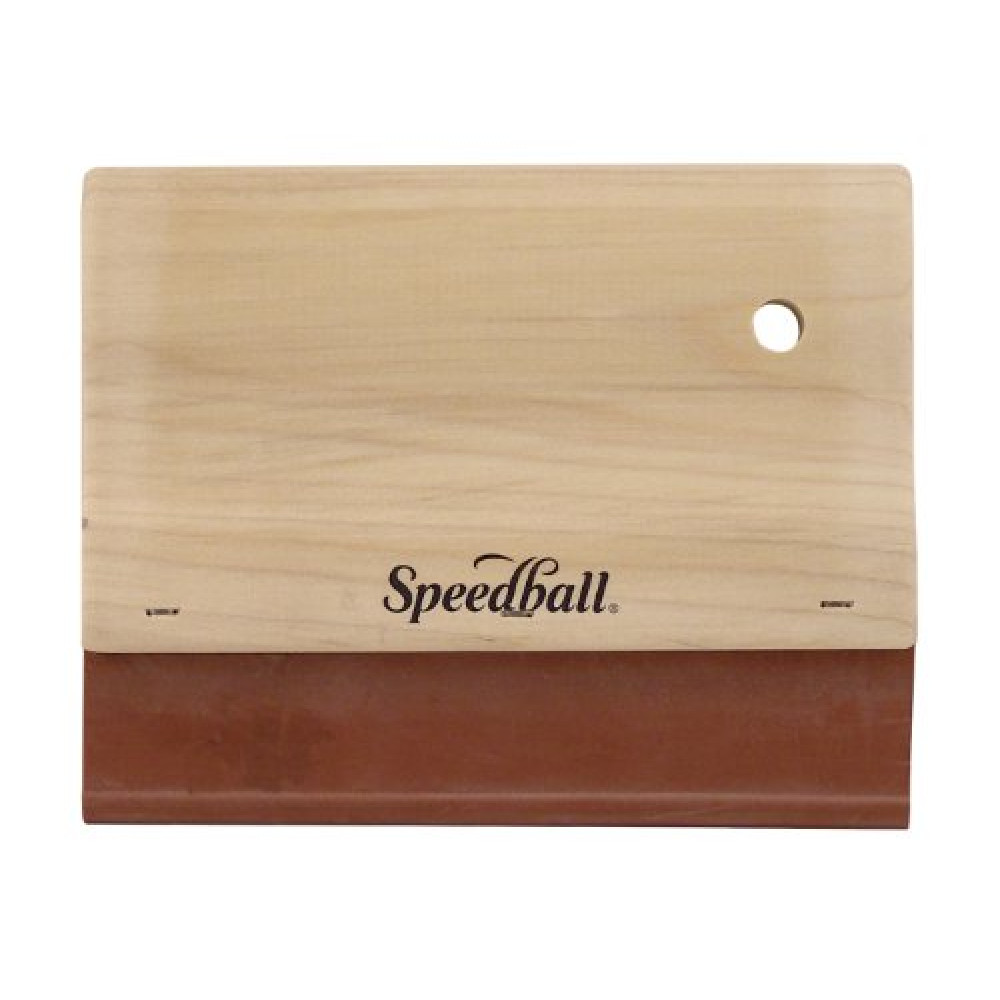 Speedball Nitrile Squeegee, 6-Inch, 65 Durometer for Fabric Silk Screen Printing