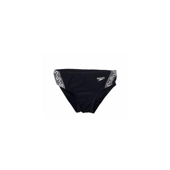 Speedo 8-087503503 Siyah Monogram 6.5Cm Brf Jm Blk/Wht Kız Çocuk Mayosu