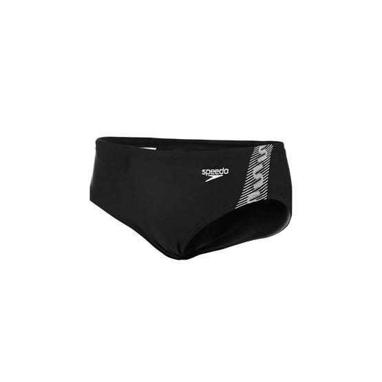 Speedo 8-087503503 Siyah Monogram 6.5Cm Brf Jm Blk/Wht Kız Çocuk Mayosu