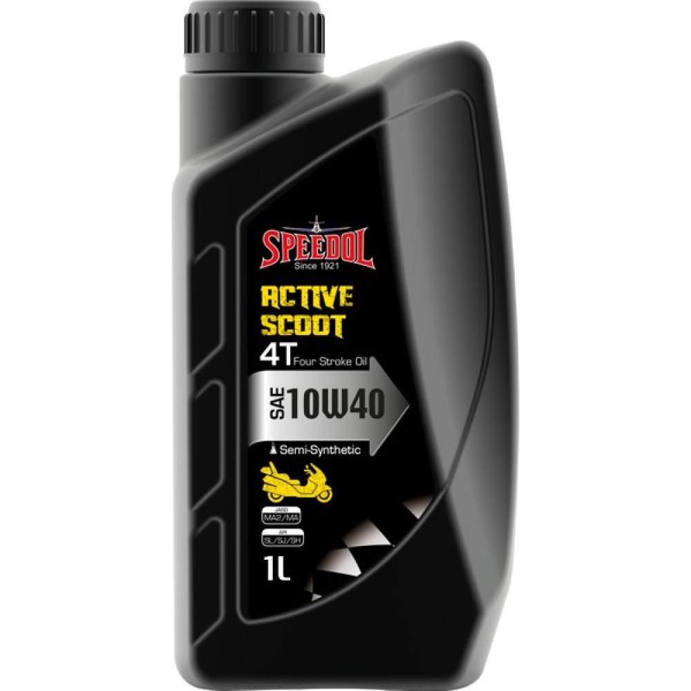 Speedol Active Scoot 4t Yarı Sentetik 10W-40 Motosiklet Motor Yağı 1l Motor Yağı Fiyatı