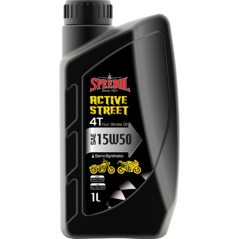 Speedol Active Street 4t Yarı Sentetik 15W-50 Motosiklet Motor Yağı 1l Motor Yağı Fiyatı
