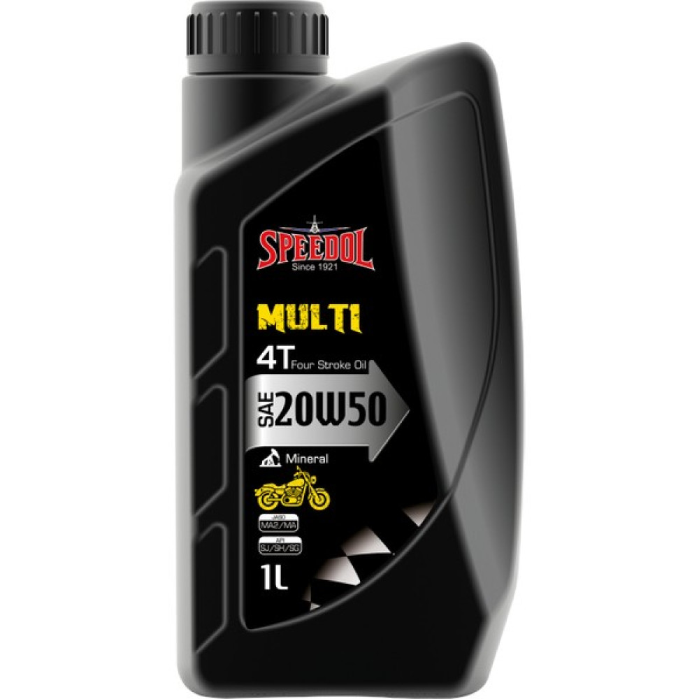 Speedol Multi 4T Mineral 20W-50 1 Lt Motosiklet Motor Yağı Oto Boyaları Fiyatı