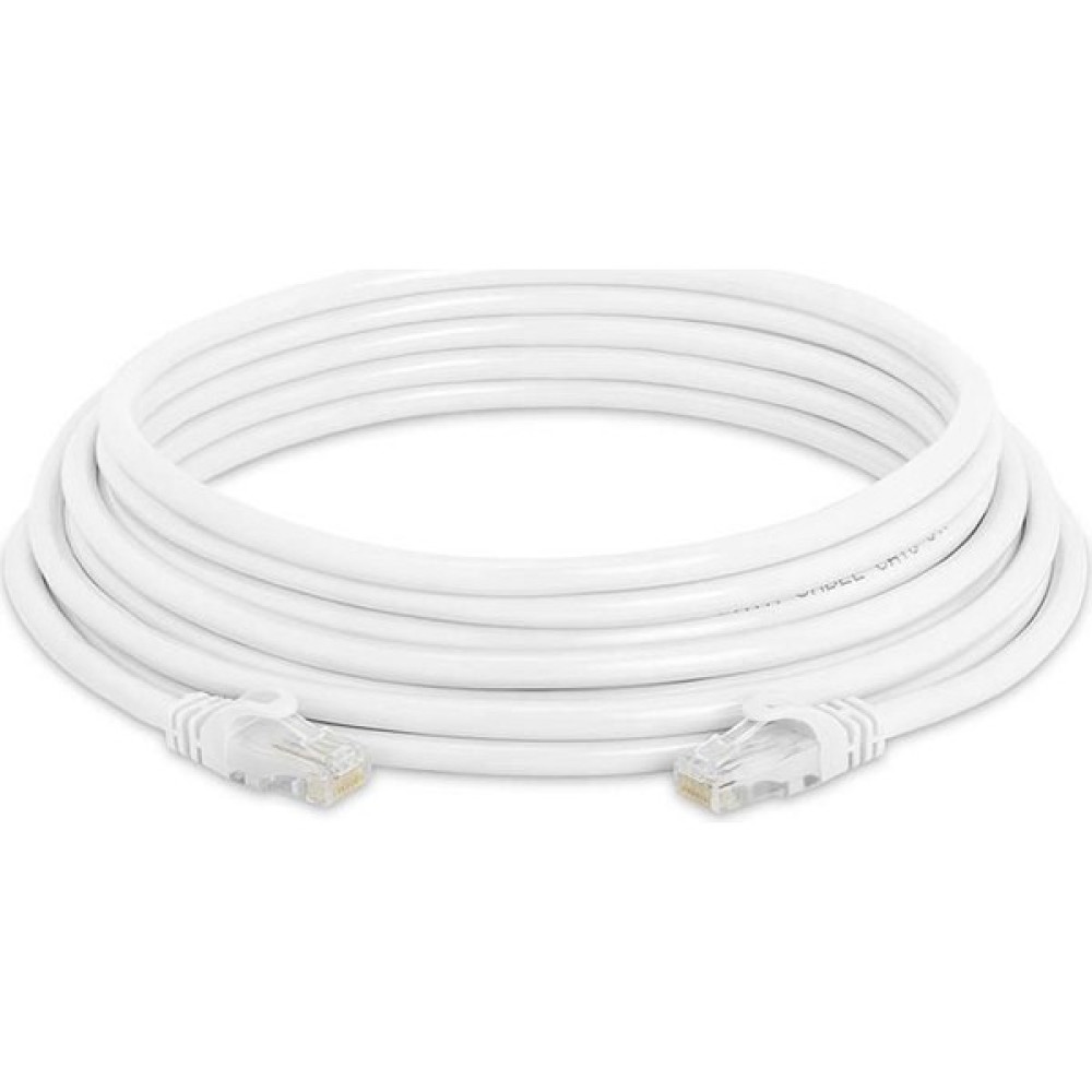SpeedUF Cat6 Ethernet Internet Lan Network Patch Kablo - Fabrikasyon 10 Metre - Beyaz - 10 m Ağ / Network Kablosu Fiyatı