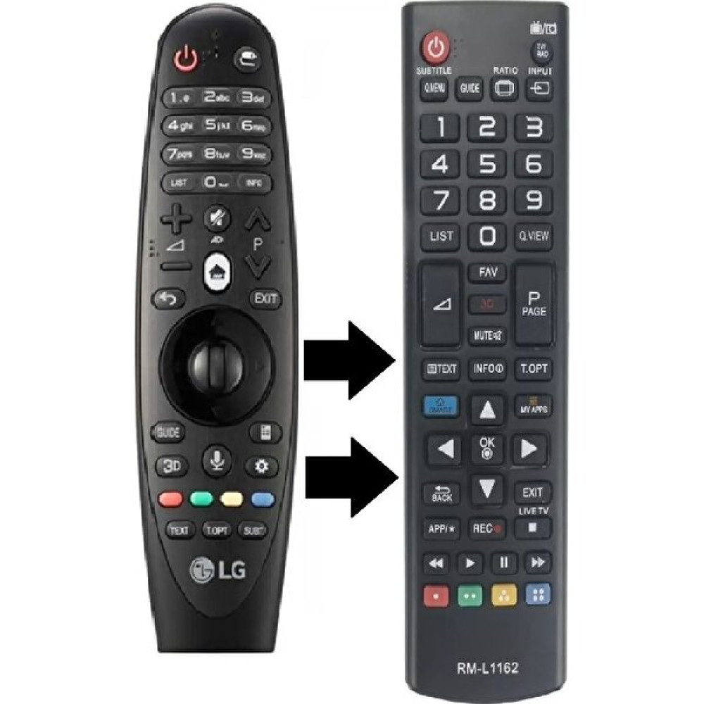 SpeedUF Lg AN-MR600 Sihirli Kumanda-Yedek Kumandası - Siyah TV Aksesuarları Fiyatı