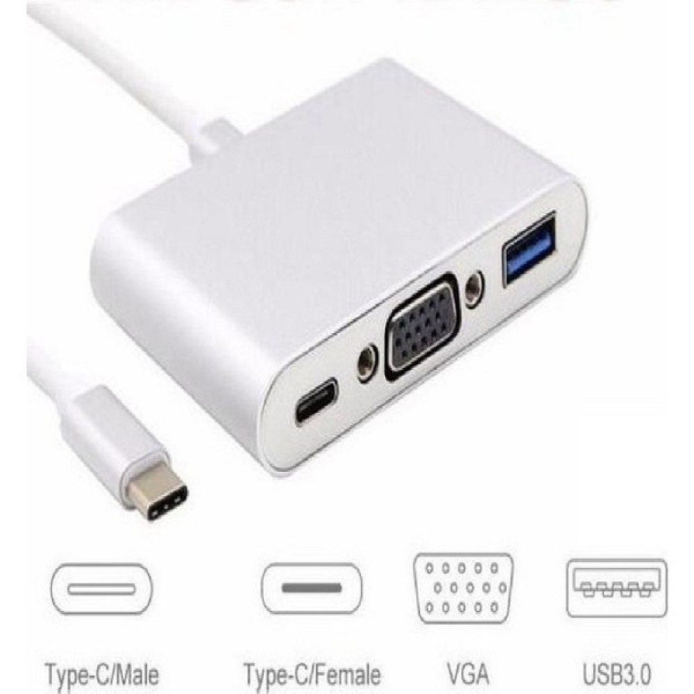 SpeedUF USB 3.1 Type C To VGA USB 3.0 Çevirici Dönüştürücü Adaptör Bilgisayar Çevirici ve Adaptörü Fiyatı