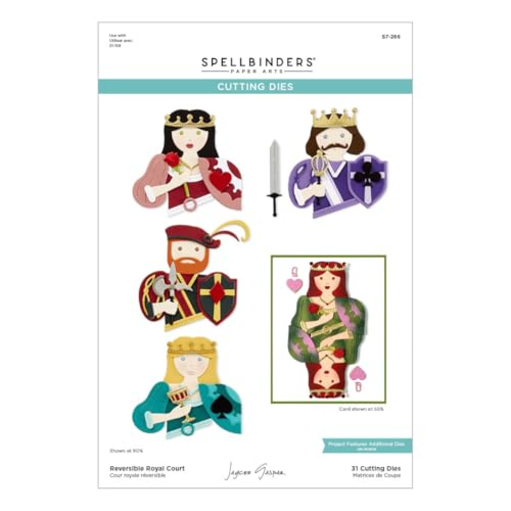Spellbinders Reversible Royal Court Etched Dies, Metal